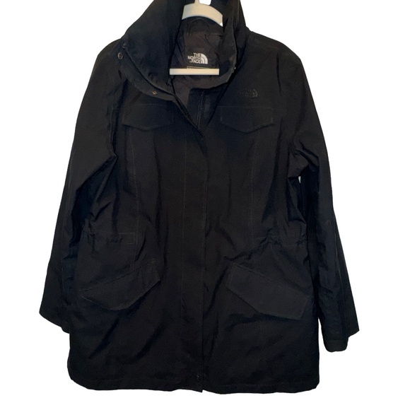 The North Face Romero Jacket Spring Rain Black TNF XL - Picture 2 of 12